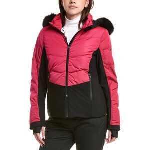 Post Card Womens Down Ski Jacket, Black